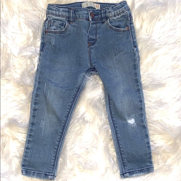 Zara Other - Zara Baby Distressed Skinny Jeans 12/18 months